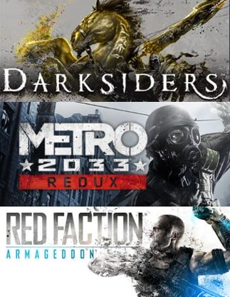 Darksiders + Red Faction: Armageddon + Metro 2033 + Company of Heroes Pack Steam Key EUROPE