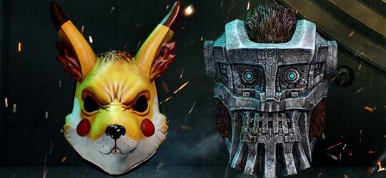 PAYDAY 2: Electarodent and Titan Masks Steam Key GLOBAL
